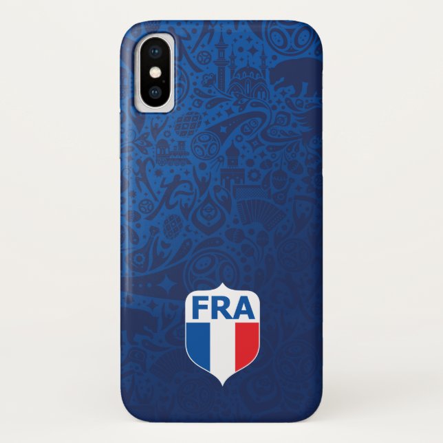 CAPA PARA iPhone, Case-Mate  #FRANCE-COMPETIÇÃO (Verso)