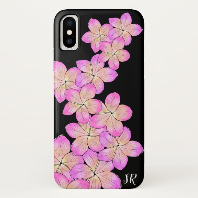 Capa Para iPhone, Case-Mate Frangipani Personalizado (Verso)
