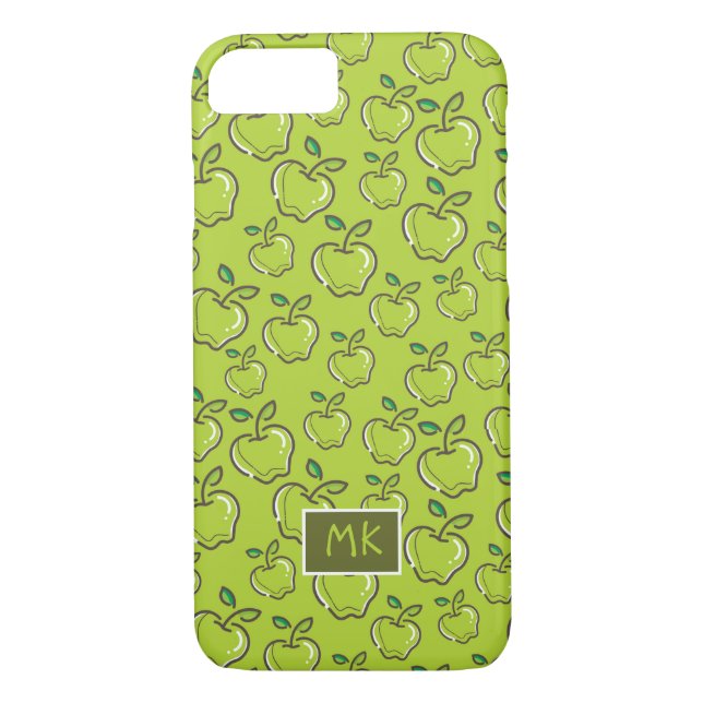 Capa Para iPhone, Case-Mate Fruta das Maçãs Verdes Pequenas e Retrospectivas d (Verso)