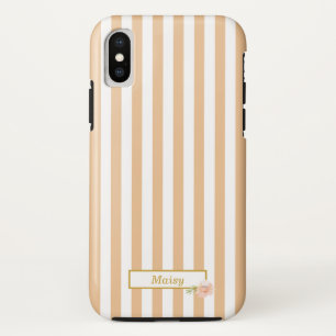 Capa Para iPhone Da Case-Mate Funda de iPhone Personalizada em Ouro com Listras 