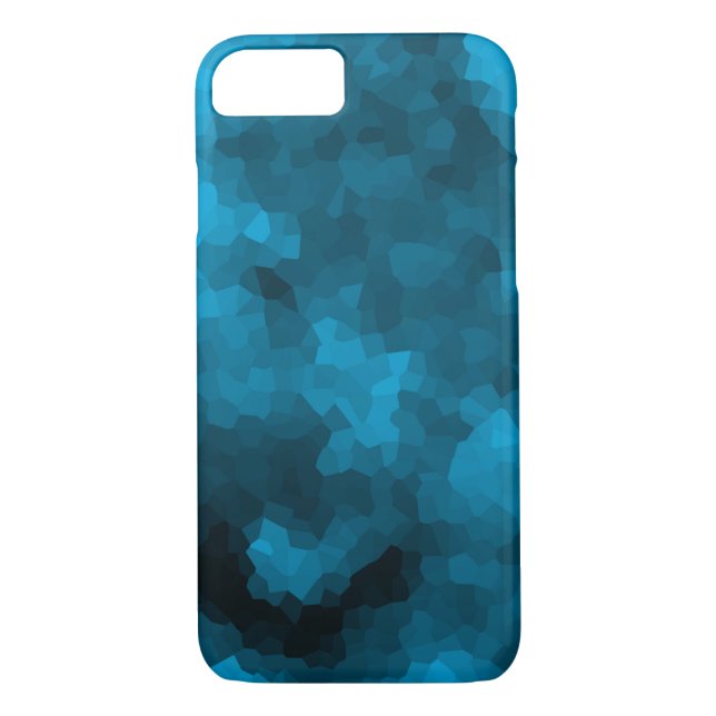 Capa Para iPhone, Case-Mate Fundo abstrato poligonal azul (Verso)