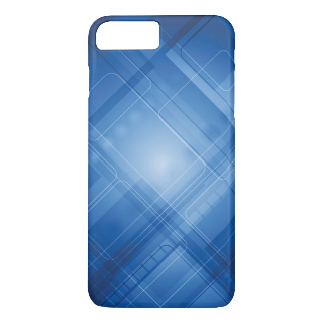 Capa Para iPhone, Case-Mate Fundo azul escuro da olá!-tecnologia (Verso)