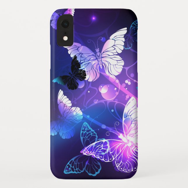 Capa Para iPhone, Case-Mate Fundo com Borboletas Noturnas (Verso)