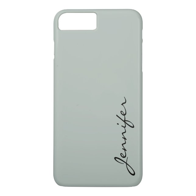 Capa Para iPhone, Case-Mate fundo cor cinza cinza (Verso)