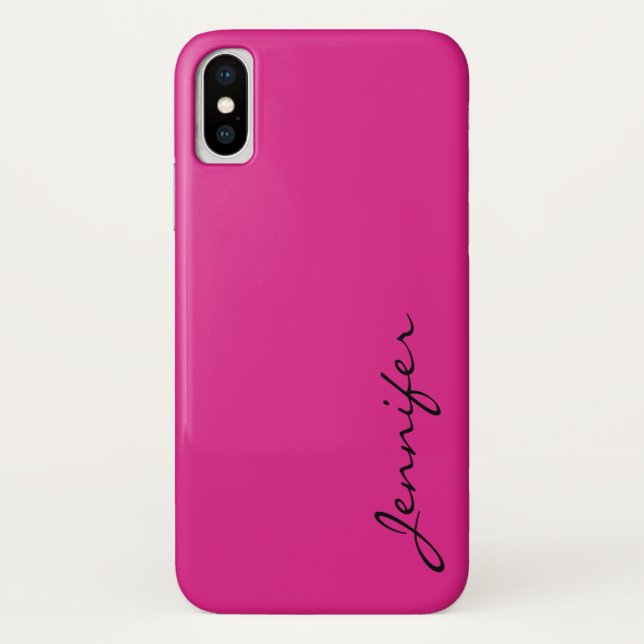 Capa Para iPhone, Case-Mate Fundo cor-de-rosa da Barbie (Verso)