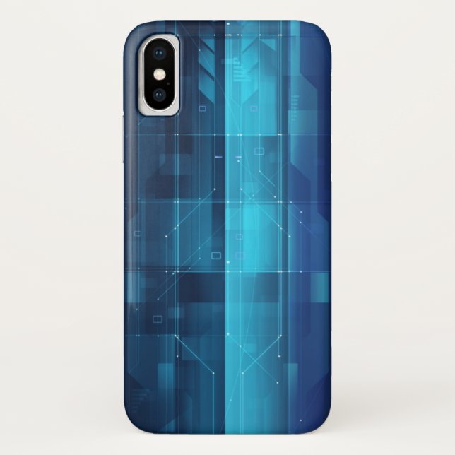 Capa Para iPhone, Case-Mate Fundo da alta tecnologia (Verso)