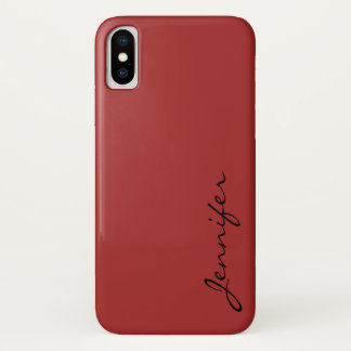 Capa Para iPhone Da Case-Mate Fundo de cor Auburn