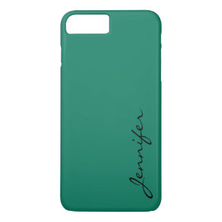 Capa iPhone 8 Plus/7 Plus Fundo de cor verde-azul-turquesa