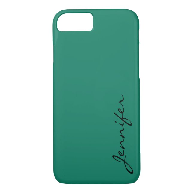 Capa Para iPhone, Case-Mate Fundo de cor verde-azul-turquesa (Verso)