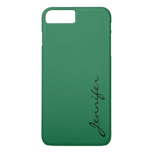 Capa iPhone 8 Plus/7 Plus Fundo de cor verde primavera escuro