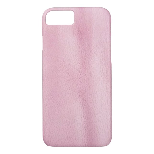 Capa Para iPhone, Case-Mate fundo de couro rosa (Verso)