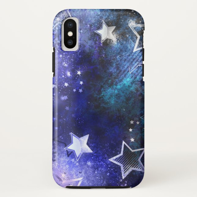 Capa Para iPhone, Case-Mate Fundo de Espaço com Estrelas (Verso)