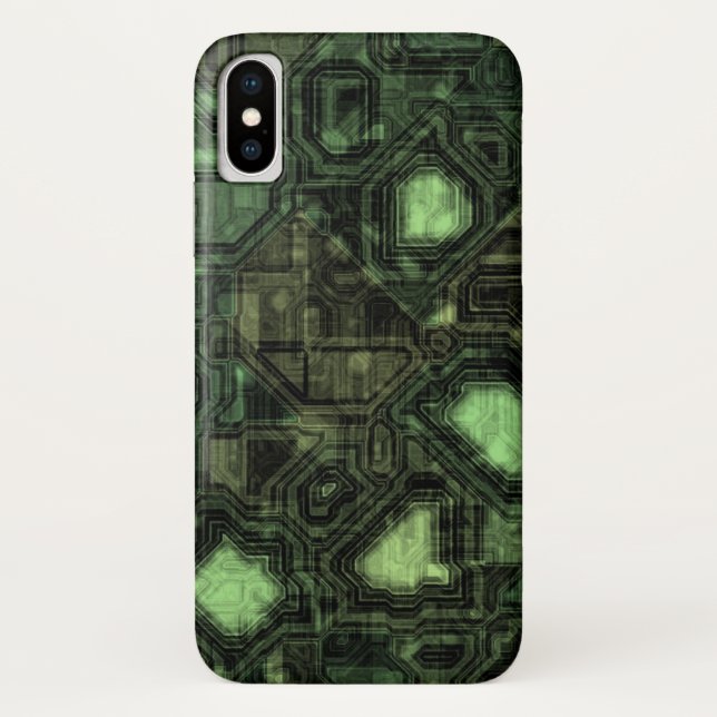 Capa Para iPhone, Case-Mate Fundo do circuito de computador (Verso)