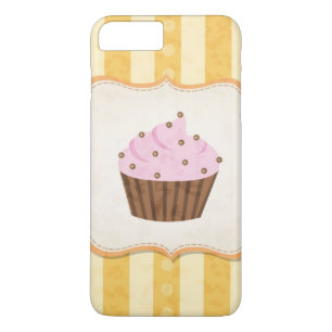 Capa Para iPhone Da Case-Mate Fundo do cupcake do vintage