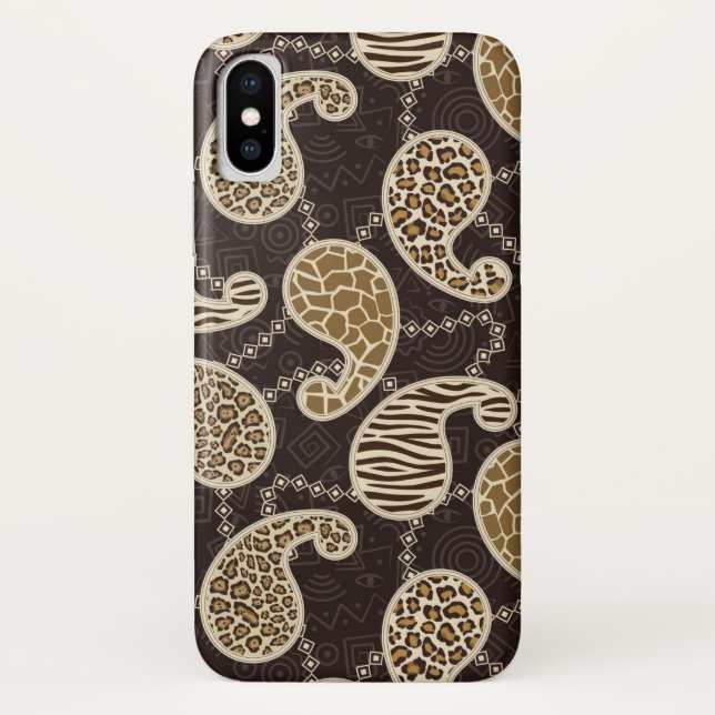 Capa Para iPhone, Case-Mate Fundo do estilo de Paisley (Verso)