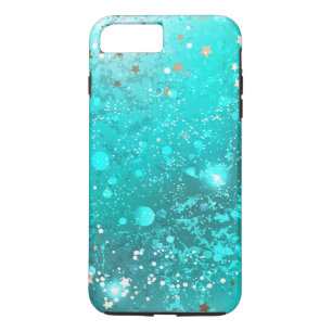 Capa iPhone 8 Plus/7 Plus Fundo do Mint Turquoise Foil