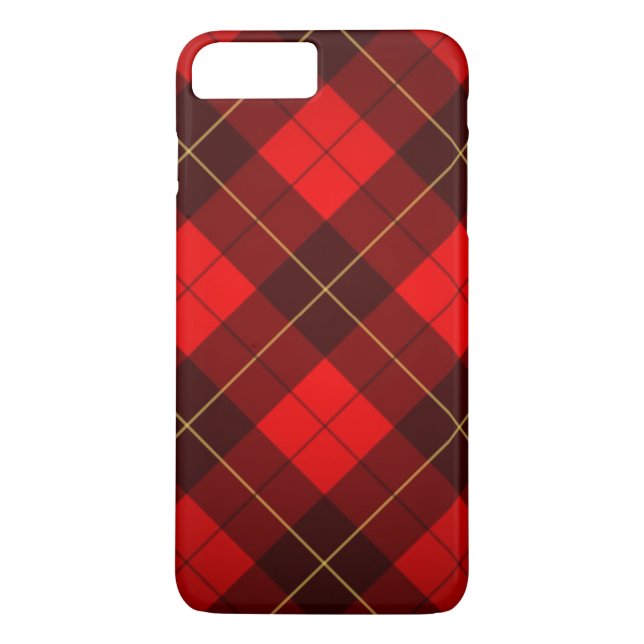 Capa Para iPhone, Case-Mate Fundo do tartan de Wallace (Verso)