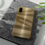 Capa Para iPhone Da Case-Mate Fundo Dourado Cintilante Metálico brilhante<br><div class="desc">Aspecto simples,  metálico fino,  de ouro,  de fundo,  aço inoxidável</div>