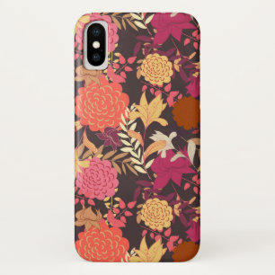 Capa Para iPhone X Fundo floral 2 2