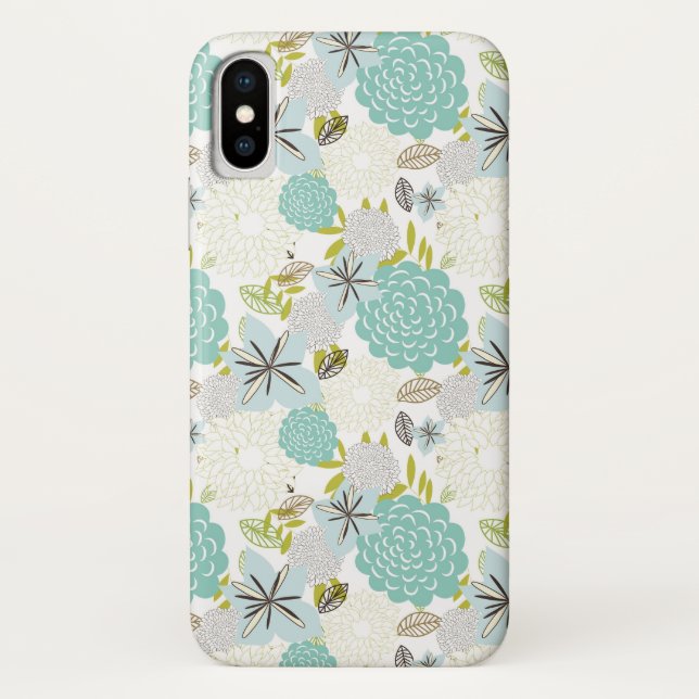 Capa Para iPhone, Case-Mate Fundo floral 5 (Verso)
