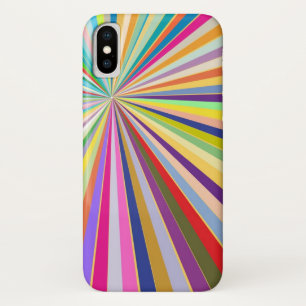 Capa Para iPhone X Fundo listrado fresco