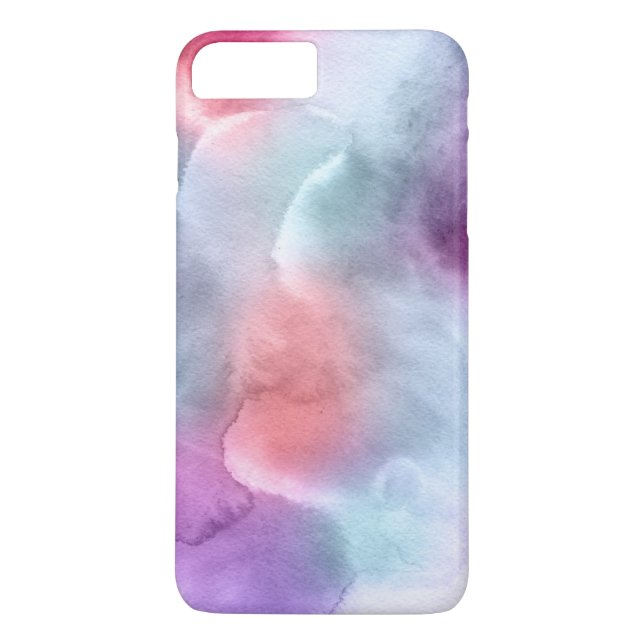 Capa Para iPhone, Case-Mate Fundo pintado mão 10 da aguarela abstrata (Verso)