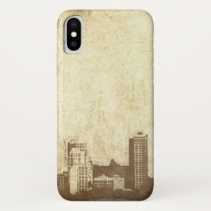 Capa Para iPhone X Fundo sujo da cidade