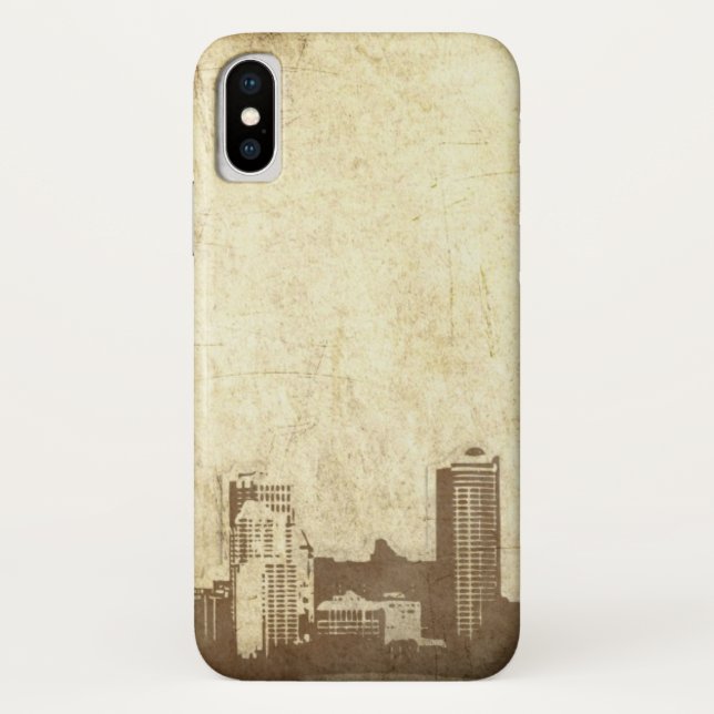 Capa Para iPhone, Case-Mate Fundo sujo da cidade (Verso)