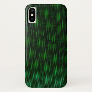 Capa Para iPhone X Fundo verde abstrato