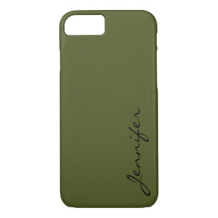 Capa iPhone 8/ 7 Fundo verde do exército