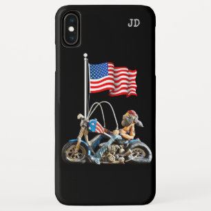 Capa Para iPhone Da Case-Mate Funny Biker American Flag