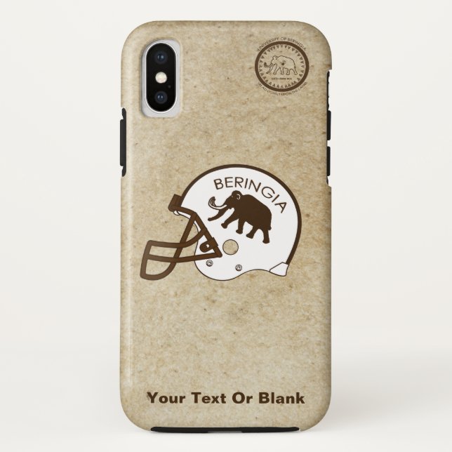 Capa Para iPhone, Case-Mate Futebol da Universidade de Beringia (Verso)