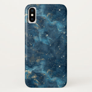 Capa Para iPhone Da Case-Mate Galáxia Celestial Ouro Azul Nebulosa Estrelas
