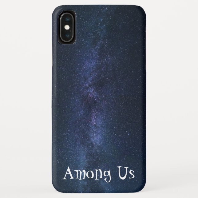 Capa Para iPhone, Case-Mate Galáxia Infinita Azul Entre Nós Design (Verso)