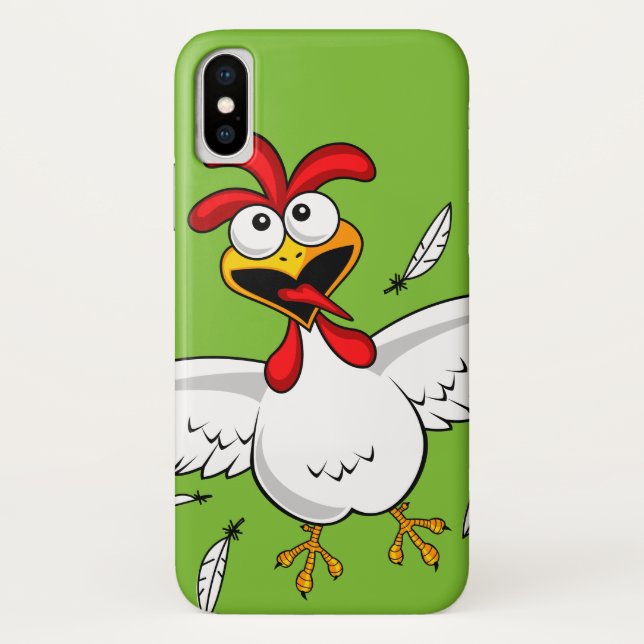 Capa Para iPhone, Case-Mate Galinha cómico bonito engraçada legal dos desenhos (Verso)