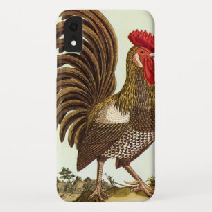 Capa Para iPhone XR Galinhas dos animais de fazenda do vintage, galo