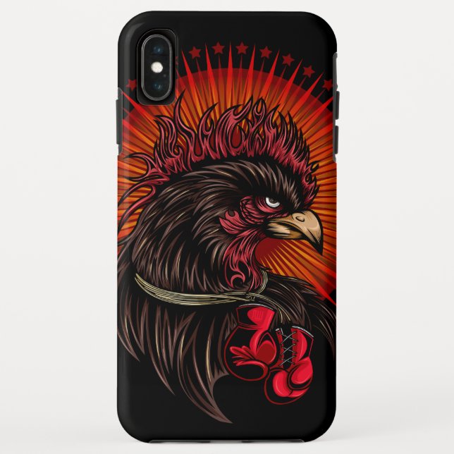 Capa Para iPhone, Case-Mate Galo de Boxing (Verso)
