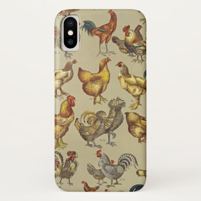 Capa Para iPhone, Case-Mate Galo Galinha-Fazenda Animal (Verso)
