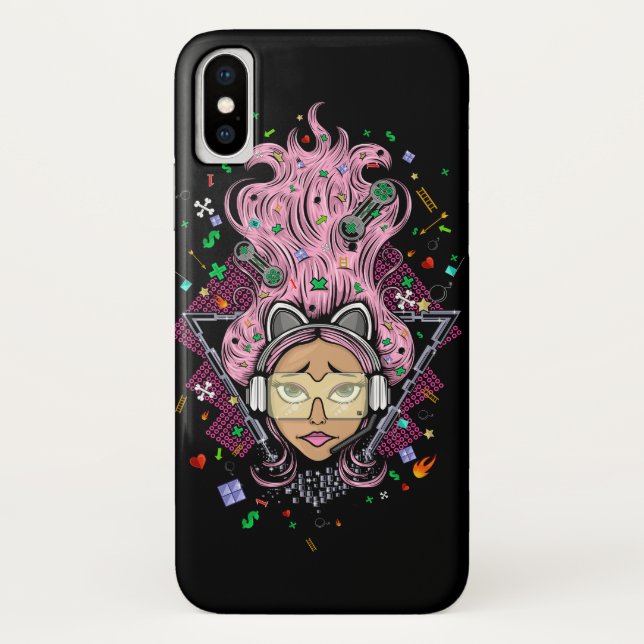 Capa Para iPhone, Case-Mate Gamer Girl (Verso)