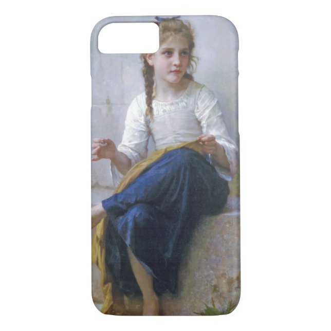 Capa Para iPhone, Case-Mate Garota costurando, Bouguereau (Verso)