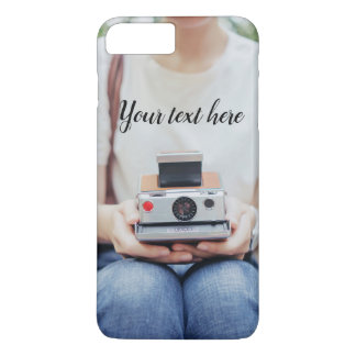 Capa iPhone 8 Plus/7 Plus Garota de Câmera Antiga