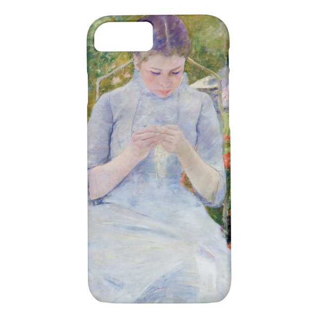 Capa Para iPhone, Case-Mate Garota no Jardim, Mary Cassatt (Verso)