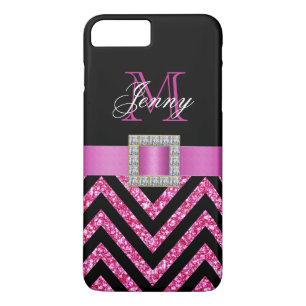 CAPA PARA iPhone DA Case-Mate GARRAFA DE CHEVRON GLITTER PRETO DE PINCO QUENTE