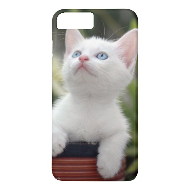 Capa Para iPhone, Case-Mate Gatinho branco turco (Verso)