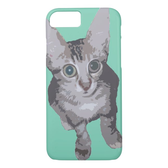 Capa Para iPhone, Case-Mate Gatinho grande dos olhos (Verso)