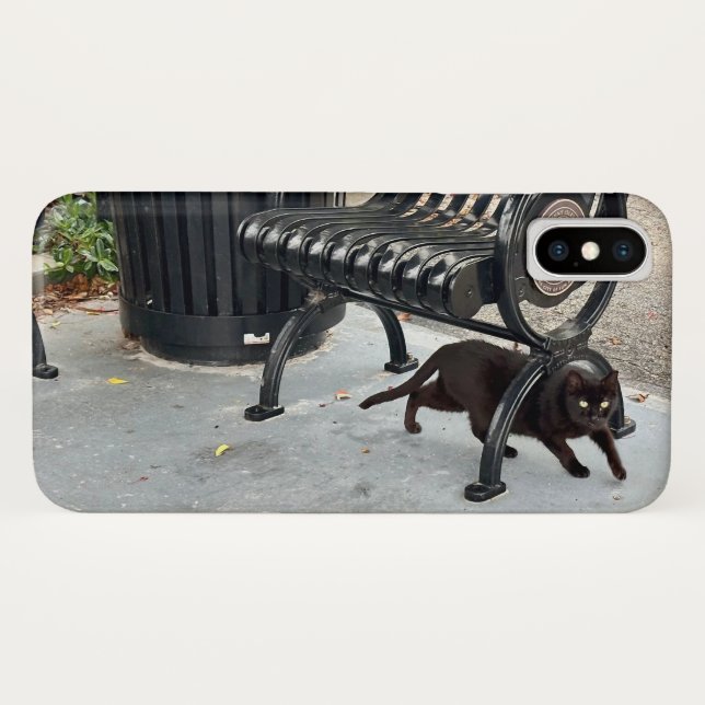 Capa Para iPhone, Case-Mate Gatinho no Parque (Verso (Horizontal))
