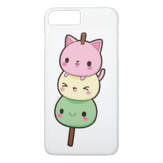 Capa iPhone 8 Plus/7 Plus Gatinhos de Kawaii Mochi
