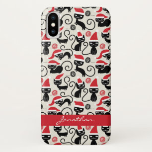 Capa Para iPhone Da Case-Mate Gatinhos engraçados e bonitos Vestindo o Natal