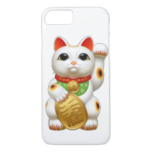 Capa iPhone 8/ 7 gato afortunado do maneki-neko