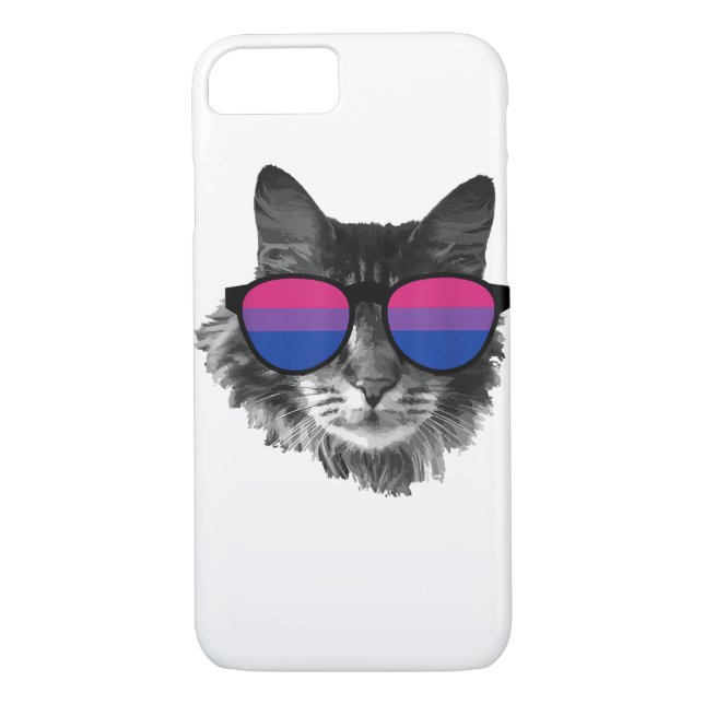 Capa Para iPhone, Case-Mate Gato Bissexual - Presente do Orgulho LGBT de Bande (Verso)